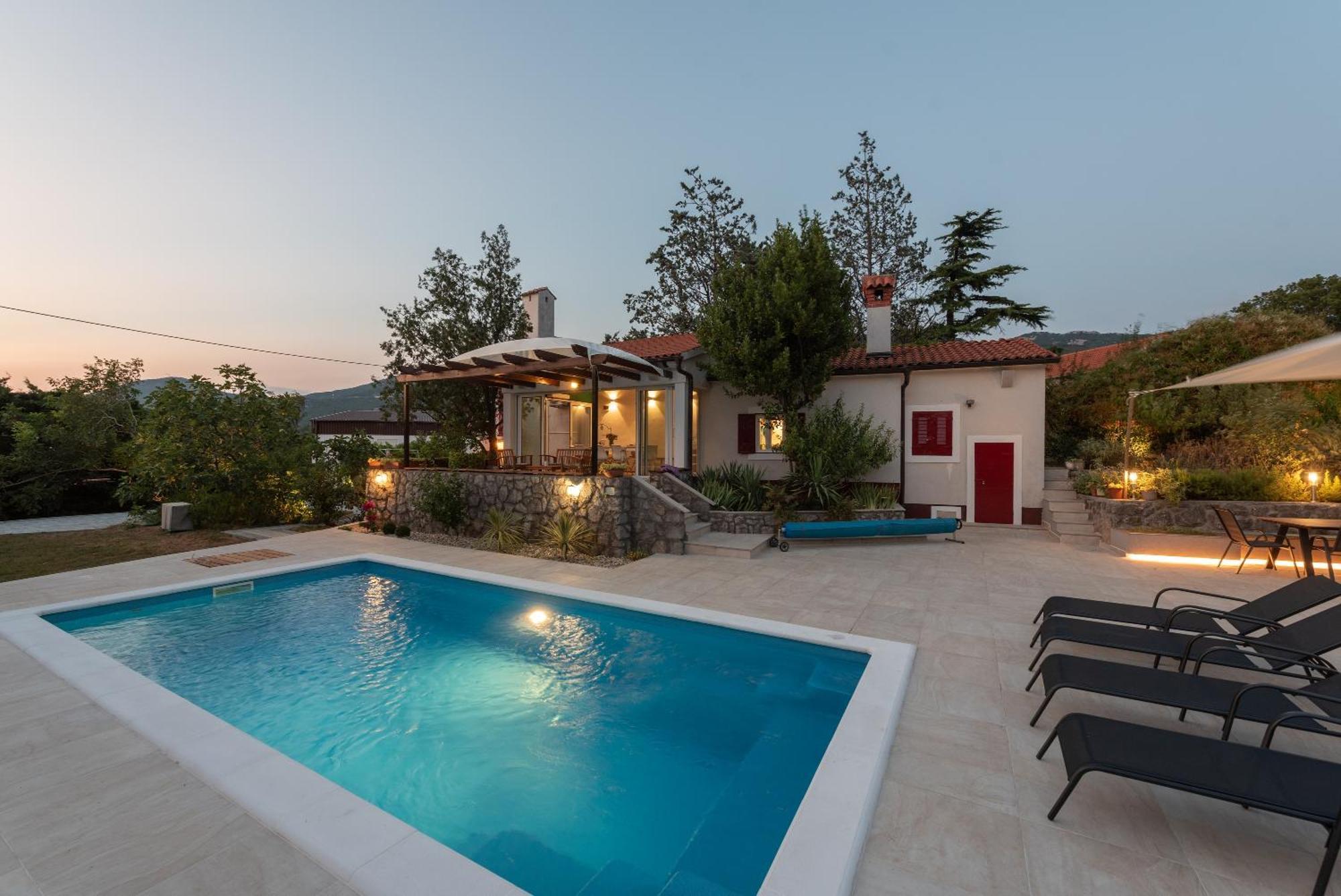 Garden Villa Hreljin Exterior photo