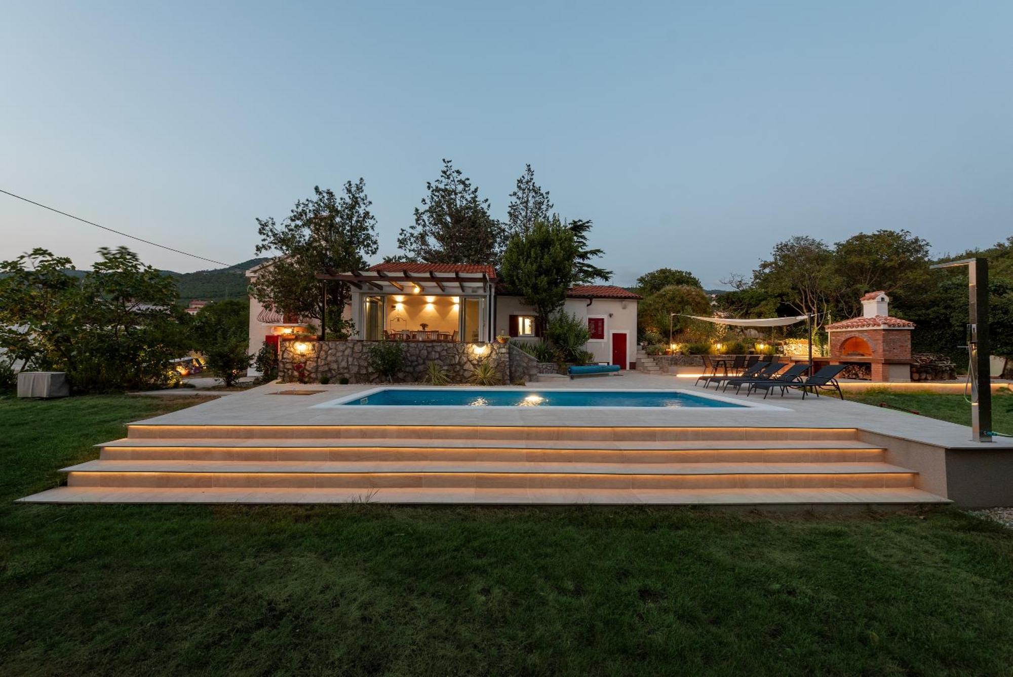 Garden Villa Hreljin Exterior photo