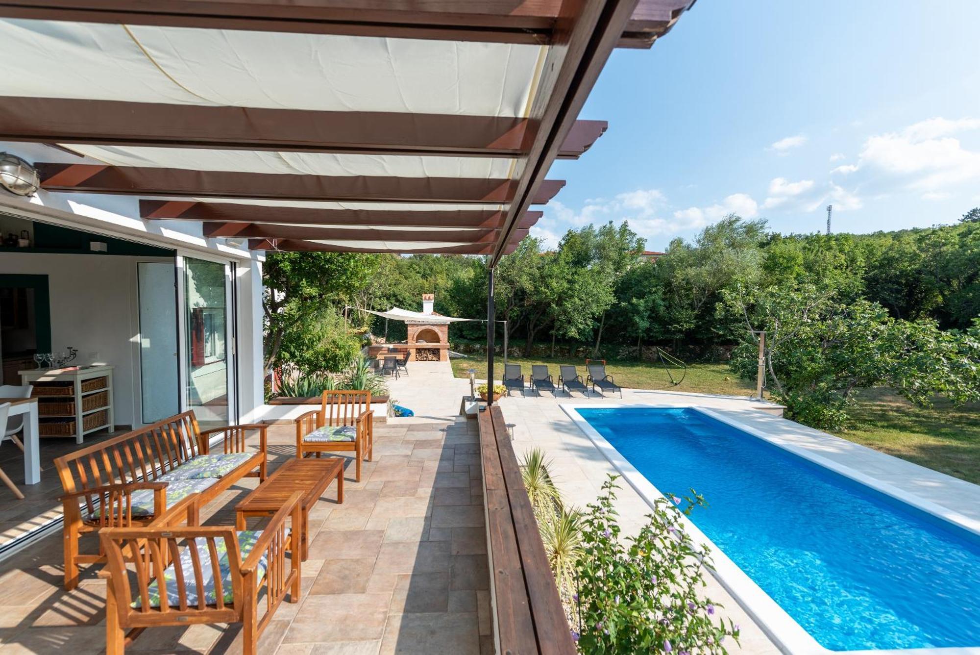 Garden Villa Hreljin Exterior photo